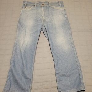 Vintage Light Blue Levis Action Jeans Made In USA